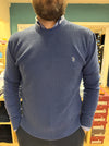 Tom Penn Crew Neck Knitwear - Marine Blue - jjdonnelly