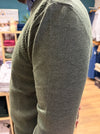 Tom Penn Crew Neck Knitwear - Olive Green - jjdonnelly