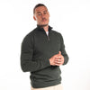 Mineral Altis 1/4 Zip Knitwear - Forest Green - jjdonnelly