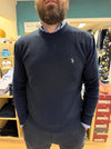 Tom Penn Crew Neck Knitwear - Navy - jjdonnelly