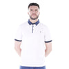 Mineral Chain Polo Shirt - White - jjdonnelly