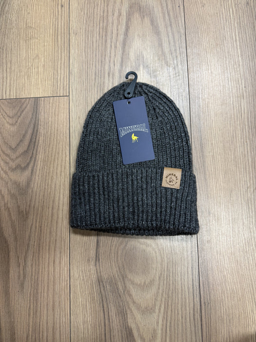 Mineral Hiker Beanie Hat - Charcoal - jjdonnelly