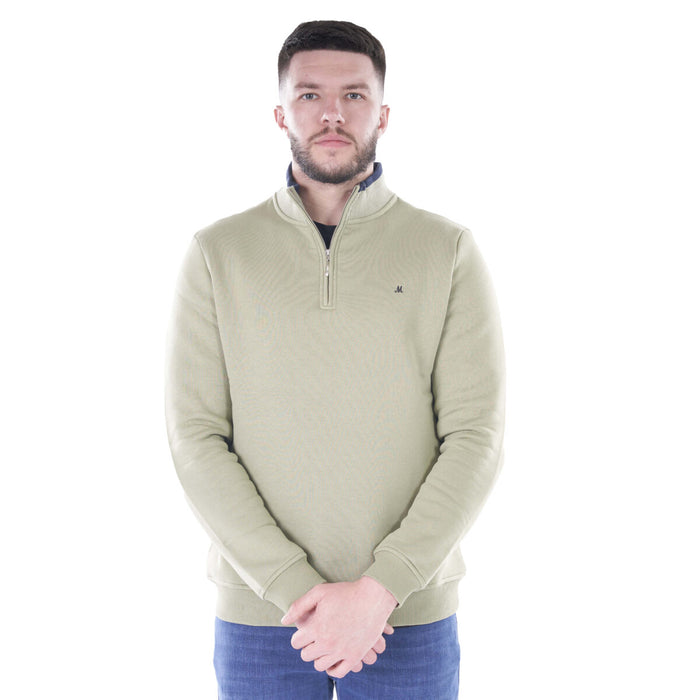 Mineral Rey 1/4 Zip - Sage Green - jjdonnelly