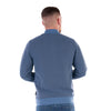 Scott & Wade Carbery Zip Sweat Jacket - Indigo - jjdonnelly