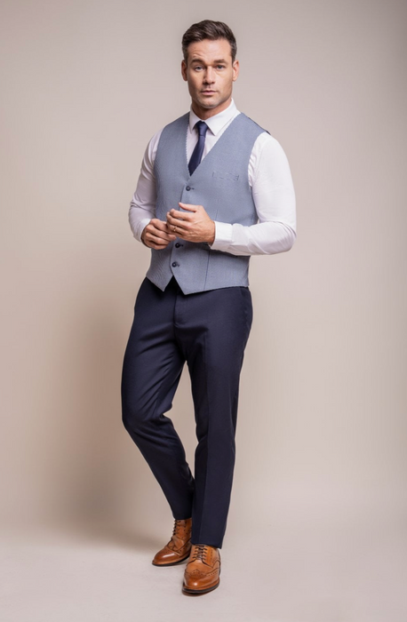 Cavani Baresi 3 Piece Suit - Navy - jjdonnelly