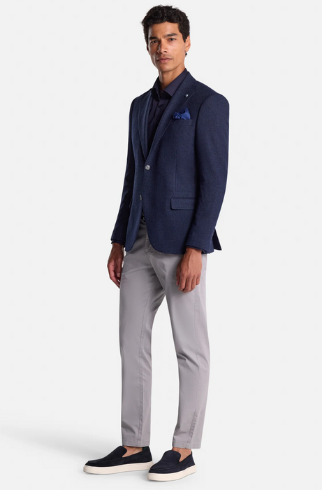 Benetti Trent Tailored Chino - Silver - jjdonnelly