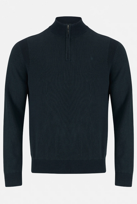 Benetti Brosna 1/4 Zip Knitwear - Olive - jjdonnelly