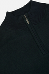 Benetti Brosna 1/4 Zip Knitwear - Olive - jjdonnelly