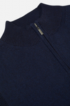 Benetti Brosna 1/4 Zip Knitwear - Indigo - jjdonnelly