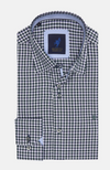 Benetti Capri Modern Fit Check Shirt -  Green - jjdonnelly