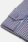 Benetti Capri Modern Fit Check Shirt -  Navy - jjdonnelly