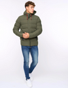 Crosshatch Kampleys Hooded Jacket - Olive Green - jjdonnelly