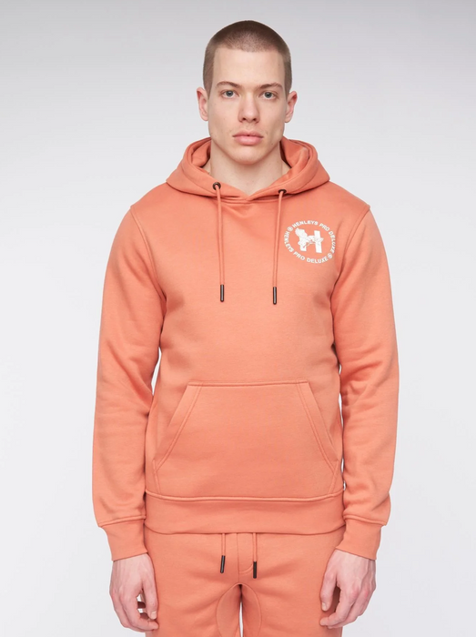 Henleys Metafone Hoodie - Brick Red - jjdonnelly