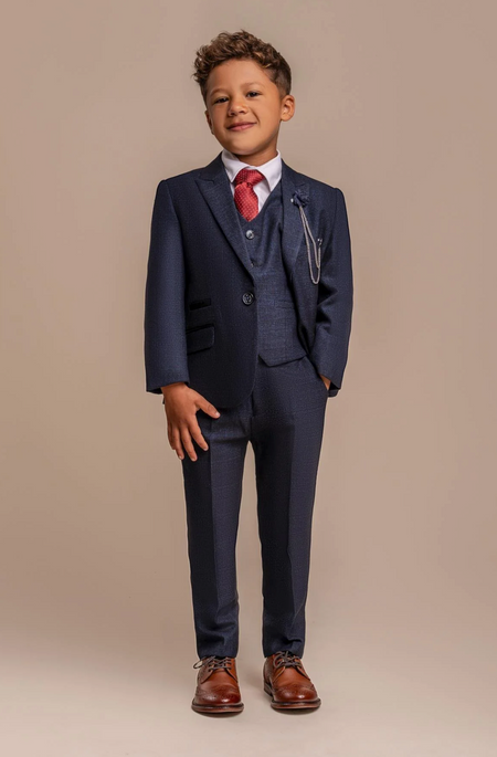 Cavani Boys Caridi Navy Suit - jjdonnelly