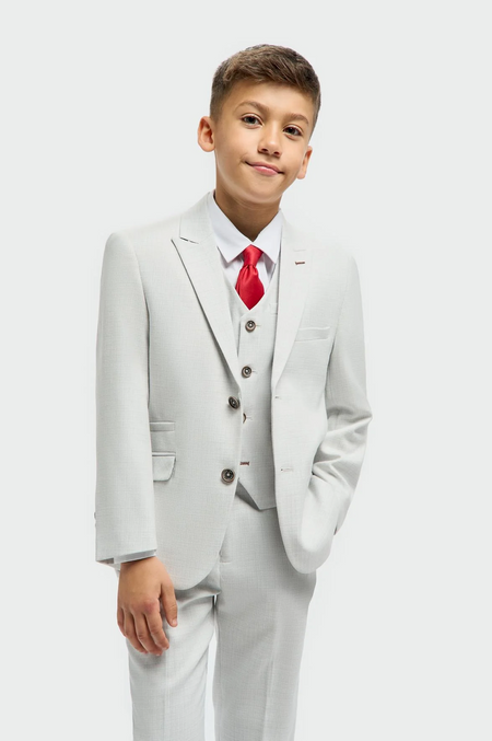 Cavani Boys Topez Slate Suit - jjdonnelly