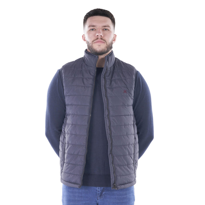 Mineral Trek Padded Gilet - Navy - jjdonnelly