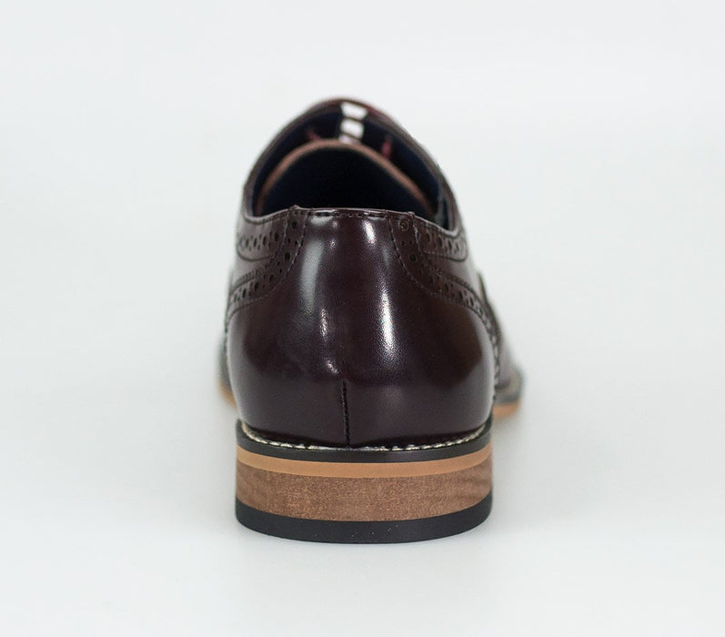 Cavani Oxford Brogue - Wine - jjdonnelly