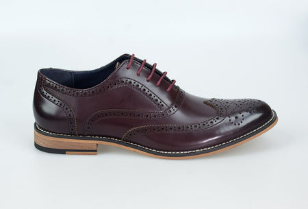 Cavani Oxford Brogue - Wine - jjdonnelly