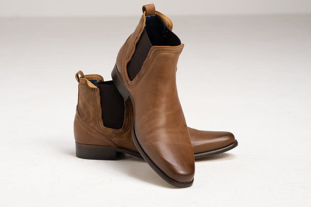 Escape Austin Chelsea Dealer Boot - Tan - jjdonnelly