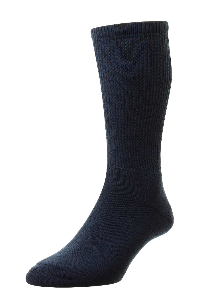 HJ Hall Diabetic Sock - Navy – JJ Donnelly