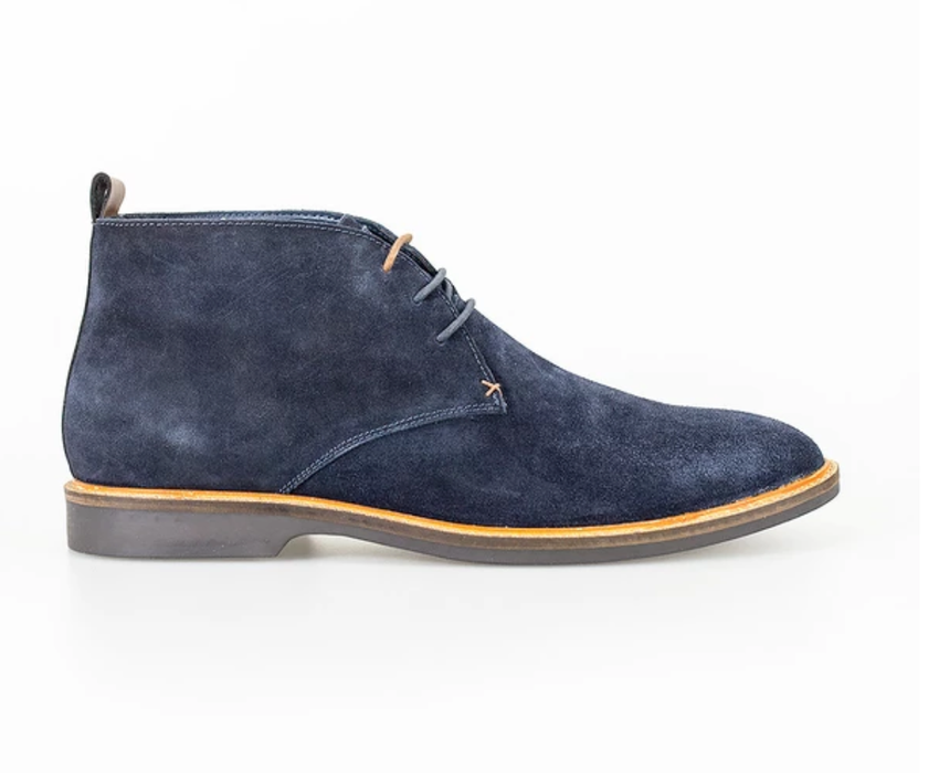 Cavani Sahara Suede Boot - Navy - jjdonnelly